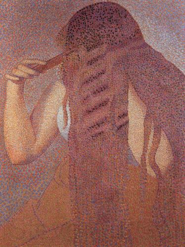 Henri Edmond Cross Woman Combing her Hair